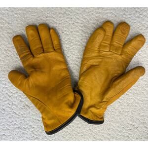 Filson Mens Goat Leather Gloves Merino Wool Lined Small